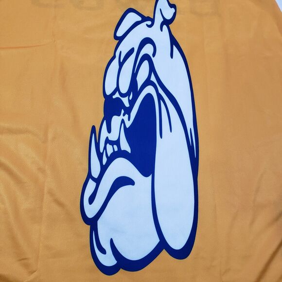 Adidas MENS SIZE 2XL Custom DAWGS White Blue Gold Soccer Jersey Shirt - Picture 11 of 12